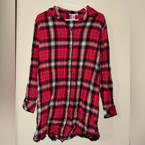 Victoria’s Secret Plaid Shirt Brand New - Size Large
